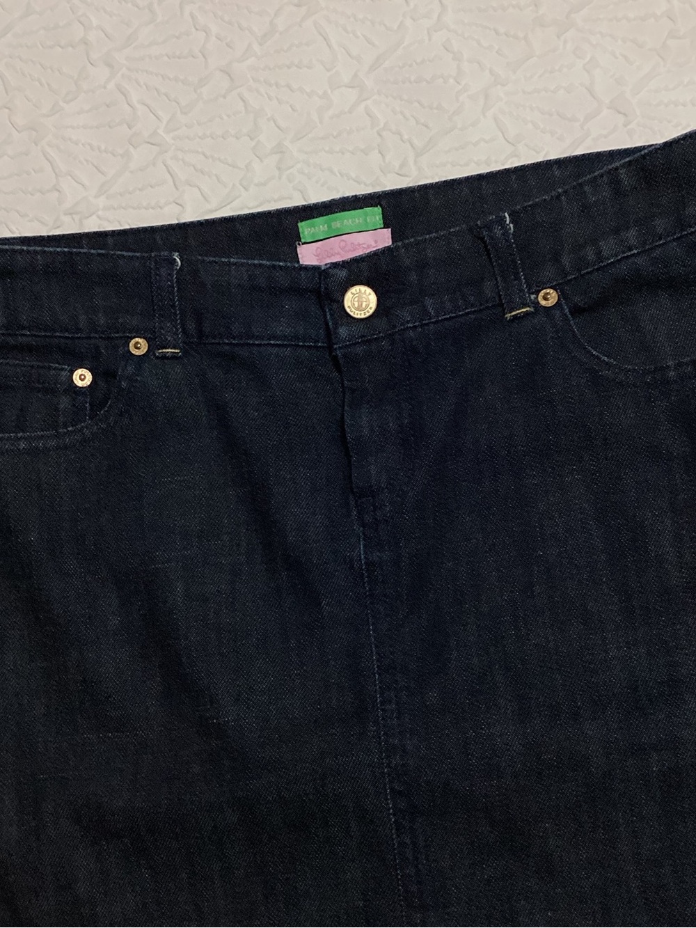 Lilly Pulitzer Palm Beach Fit Denim Skirt